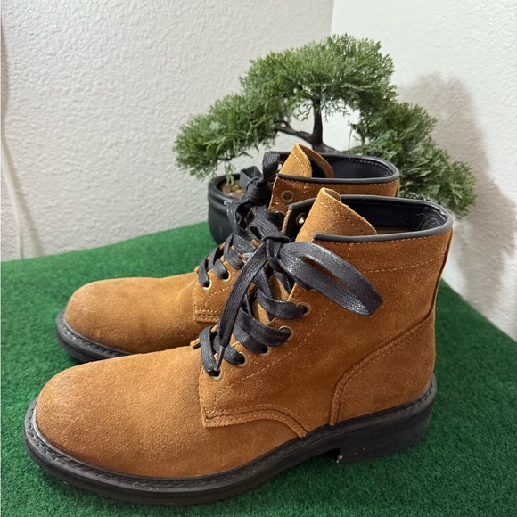 Frye Tan Suede Men's Boots - Picture 2 of 7